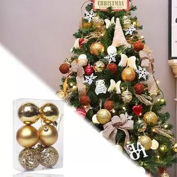 6 шт. 6 см/8 см легкие рождественские подвески декоративные премиум-украшения для украшения елки подвесные шары 6 cm королевский синий