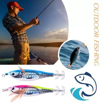 6 шт., 7,8 см/5,5 г, крючок для рыболовной приманки с джигом-кальмаром, реалистичные 3D глаза, светящиеся в темноте, искусственная приманка для джиговой ловли, аксессуары для рыбалки на открытом воздухе 6pcs