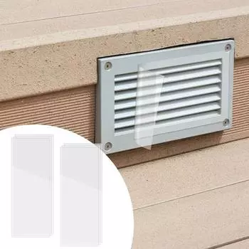 6 шт. 8x15,5-дюймовые ПЭТ-крышки для вентиляционных отверстий с прозрачным клеем для дома, автофургона, отопления, вентиляции и кондиционирования воздуха, пола, стены, потолка, вентиляционного отверстия 6pcs