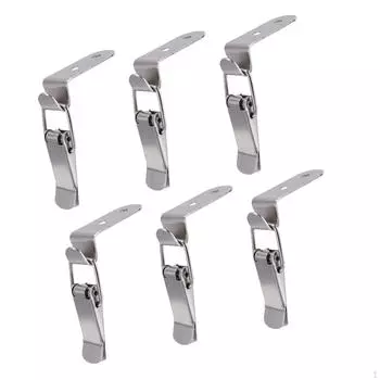 6 шт., 90-градусный запирающий болт, угловая защелка с винтами, пряжка, тумблер для B
