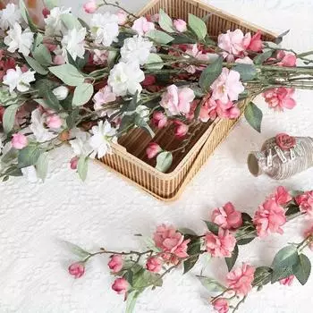 6 шт. 90 см шелковые искусственные ветки цветов искусственный цветок камелии с длинным стеблем для домашнего свадебного оформления праздничного стола украшение в центре стола белый