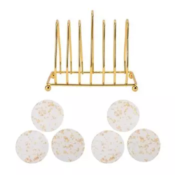 6 шт. акриловая косметическая палитра жидкая основа консилер лак для ногтей гель-лак для смешивания золотая фольга Ado