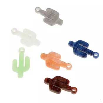 6 шт. Акриловые подвески-шармы для изготовления ювелирных изделий, сережек, браслетов, своими руками