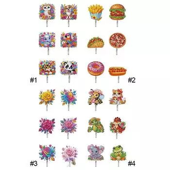 6 шт. акриловые розы алмазные художественные подвесные крючки горный хрусталь картина брелок вешалка алмазная живопись художественные крючки для домашнего офиса декор GJ008