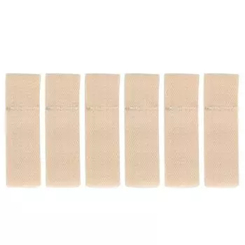 6 шт. эластичная шина для пальцев ног, мягкий молоточек для пальцев ног, выпрямитель, разделительный бандаж