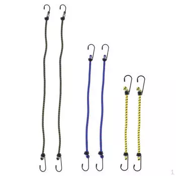 6 шт. эластичный шнур для упаковки багажа с крючками на концах на открытом воздухе