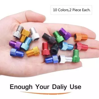 6 шт. алюминиевый велосипедный клапан Presta к конвертеру Шредера автомобильный адаптер клапана