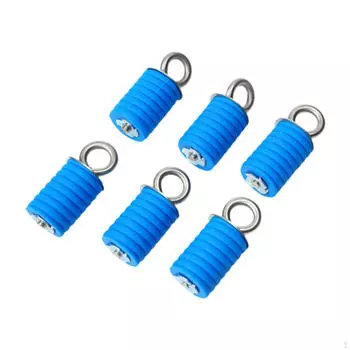 6 шт. анкерных креплений для кровати, профессиональный синий, простой в установке, практичный портативный аксессуар