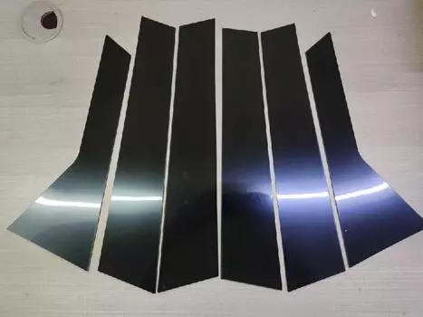 6 шт. автомобильные стойки, глянцевая черная накладка для фортепиано, чехол, подходящий для Citron C4(С41) Детали наружных наклеек на автомобильные двери, окна 2021-2023 гг.