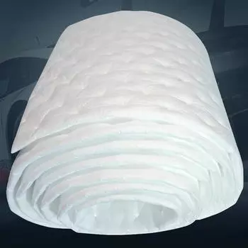 6 шт. автомобильные звукоизоляционные хлопковые белые изоляционные коврики заменяют без запаха теплоизоляционные звукоизолирующие высокие