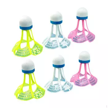 6 шт. Бадминтонные воланы нейлоновые мячи Birdies легкие для