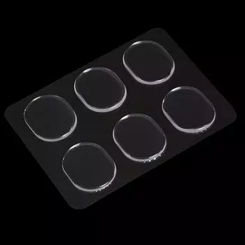 6 шт. барабан Mute Pad силиконовый гель глушитель ударный инструмент глушитель практика