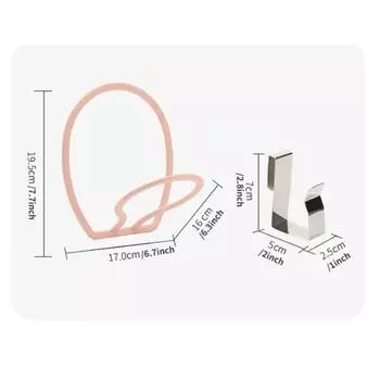 6 шт. бейсболка кепка дверь вешалка держатель для шляпы дверь шкафа одежда шарф полотенце круглая полка для хранения дома органайзеры розовый