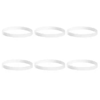 6 шт. белое силиконовое водонепроницаемое уплотнительное кольцо для смесителя, подходящее для Nutri Ninja 1000 Вт