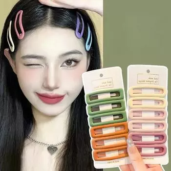 6 шт. бесшовных челок, шпильки для волос, профессиональная укладка, парикмахерские инструменты для макияжа, заколки для волос для женщин и девочек, аксессуары для укладки волос