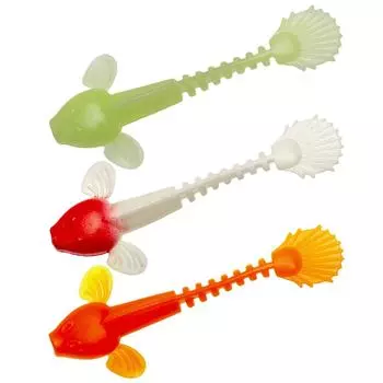 6 шт., бионическая приманка, 9 см, мягкая приманка, ложная гигантская приманка для саламандры, аксессуары для рыбалки Green