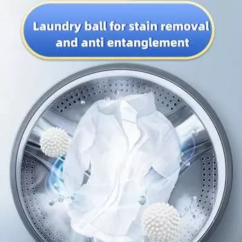 6 шт., большой шарик для стирки, чистящий волшебный вогнутый выпуклый шипованный шарик, барабанный, противонаматывающий шарик для стирки, сушка слоновая кость