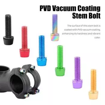 6 шт., болт выноса велосипеда из нержавеющей стали, сверхмощный металлический цветной болт BMX MTB, винт выноса выноса велосипеда для шоссейного горного велосипеда, аксессуары для велосипедного велосипеда зелёный