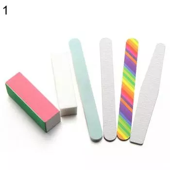 6 шт. буферы для полировки шлифовальных блоков для маникюра и дизайна ногтей