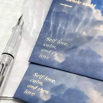 6 шт., бумажные облака, луна, небо, горы, бумажные письма, поздравительная открытка и конверт для детей и взрослых, канцелярские принадлежности для хранения, подарочные конверты