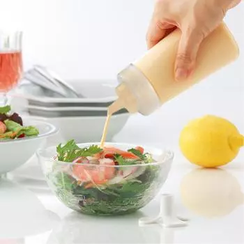 6 шт. бутылочек для приправ, острых соусов, бутылочек для оливкового масла, дозаторов кетчупа и горчицы, кухонных принадлежностей, гаджетов, 240 мл белый