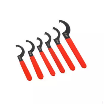 6 шт. C-образный гаечный ключ с крючком Премиум-сборка Простые в использовании портативные аксессуары для ручного инструмента