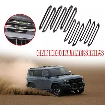 6 шт. Chery Jetour Trave ller T2 нашивка на багажник внешние наклейки для автомобиля декоративная наклейка автомобильные запчасти автомобильные аксессуары