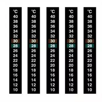 6 шт. цифровой термометр для аквариума с аквариумом, наклейка на температуру, двойная шкала, наклеиваемые инструменты для контроля температуры, продукты
