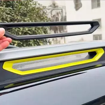 6 шт. Декоративная полоса для багажника на крышу для Chery Jetour TravellerJetour T2 2023 2024 из углеродного волокна и черного цвета чёрный