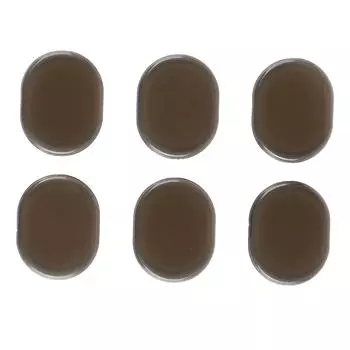 6 шт. Демпферы для барабанов Силиконовые Мягкие Гелевые Подушечки Уменьшают Громкость Глушители для Барабанов для Домашних Занятий Кофе