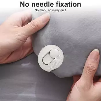 6 шт. держатель для домашнего одеяла, защитное покрывало для кровати, простыня, пряжка, зажимы, нескользящая пряжка, фиксатор белый