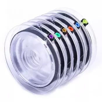 6 шт. держатель для поводка для ловли нахлыстом, нейлоновое кольцо для поводка для ловли нахлыстом, эластичный поводок, сменный инструмент для снастей, рыболовные принадлежности