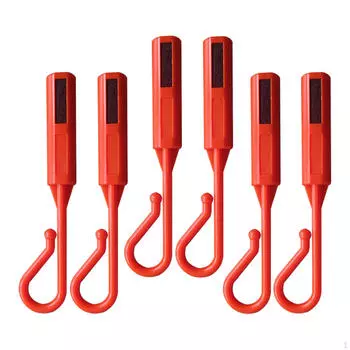 6 шт. держатель для приманки крючок для удочки стабильный профессиональный для новичков подарочное оборудование green