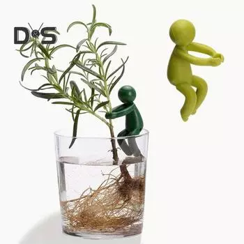 6 шт. держатель для размножения растений стебли ростки побеги ветки держатель для черенков растений фиксирующий зажим комнатная и уличная садовая станция для размножения растений 6pcs зелёный/жёлтый