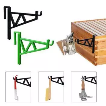 6 шт. держатели рамок для пчеловодства, подставка для ульев, кронштейн для осмотра улья, инструмент, подставка для рамок для пчеловодства, принадлежности чёрный