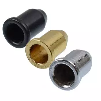 6 шт. деталей хромированные инструменты 1/4 наконечники струн темперированные Telecaster гитарные струнные колпачки