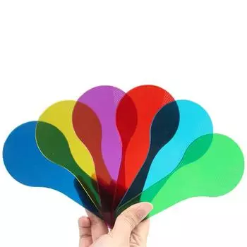 6 шт. Детские цветные обучающие доски, световой стол, раннее образовательное рисование, игрушка для рисования, пластиковая игрушка для обучения детей one size