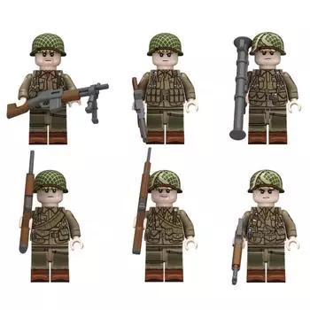 6 шт. Детские фигурки-конструкторы — лучшие подарки для детей One Size