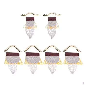 6 шт. детские карманы для бассейна, латунный кронштейн для утюгов, 4 Cornor, 2 стороны