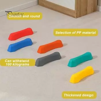 6 шт. детский балансир, ступенька, игровой камень, нескользящий, для детского сада, для дома, на улице, для малышей, образовательный, фокус, баланс, координация, тренировка, речной мост 6pcs