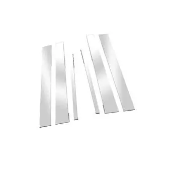 6 шт. для Lincoln Town Car 1998, 1999, 2000, 2001-2011, хромированные стойки, накладка на окно автомобиля, наклейки на колонку BC, аксессуары