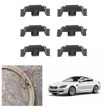 6 шт. для R55 R56 F54 F55 F56 F60 51132752145 автомобильная фара рамка фары яркая полоса зажим крепление фиксированный зажим пряжка