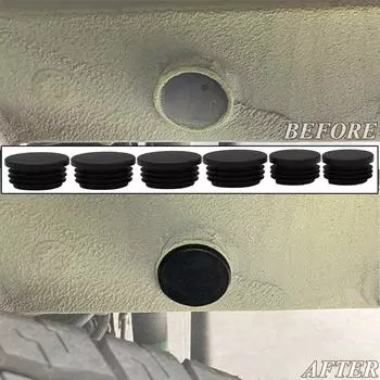 6 шт. для Suzuki Jimny 2019 2020 2021 шасси водонепроницаемая крышка заглушки автомобильная внешняя передняя задняя подвеска детали молдинги отделка чёрный