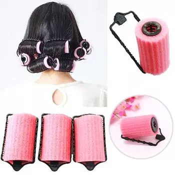 6 шт., домашняя губка для самостоятельного захвата, парикмахерская, парикмахерские роликовые бигуди, инструменты для укладки