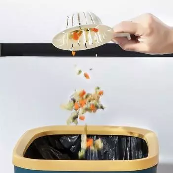 6 шт. Фильтр для слива раковины корзина для слива волос с кроличьими ушками фильтры для раковины простая установка многофункциональная стойка для слива для кухонной раковины улавливатель еды, 6pcs