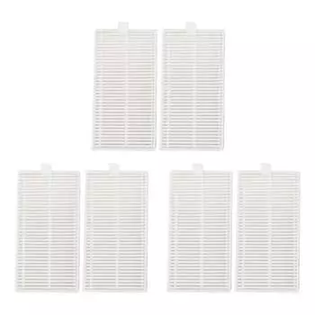 6 шт. Фильтры ABS для робота-пылесоса Midea V10 V12 W11, идеальная замена фильтра для аксессуара для робота-пылесоса