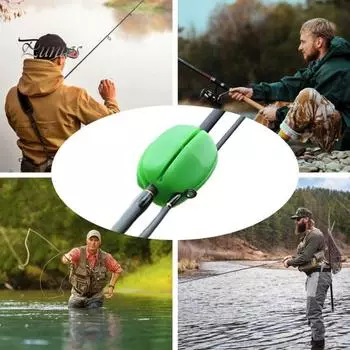 6 шт. фиксированный шар для удочки 4/5/8/9/10 мм 5 отверстий не царапается многоразовый протектор для удочки зажим для фиксации инструменты рыболовные принадлежности жёлтый