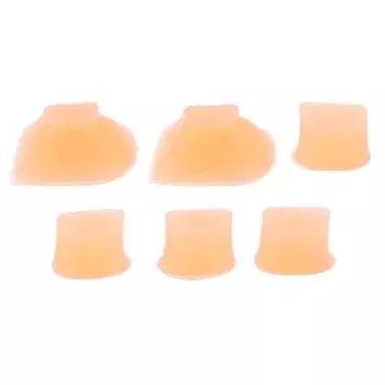 6 шт. флейта кирпич силиконовый светло-желтый флейты приглушенные клавиши музыкальные инструменты части аксессуары