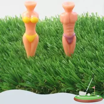 6 шт. футболок для гольфа, разноцветные бикини-футболки для гольфа, пластиковые телесные футболки для гольфа с изображением человека Women фиолетовый