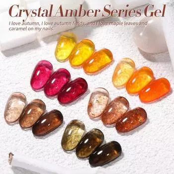 6 шт. гель для дизайна ногтей, глянцевый дизайн, профессиональный универсальный прозрачный набор инструментов для отбеливания